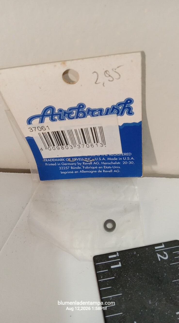 Revell Airbrush Spare Part 37061 O-Ring Gasket NEW